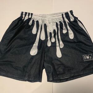 SCOTT HALL OUTSIDERS WCW NWO WWF WWE CHALK LINE RETRO SHORTS RAZOR RAMON